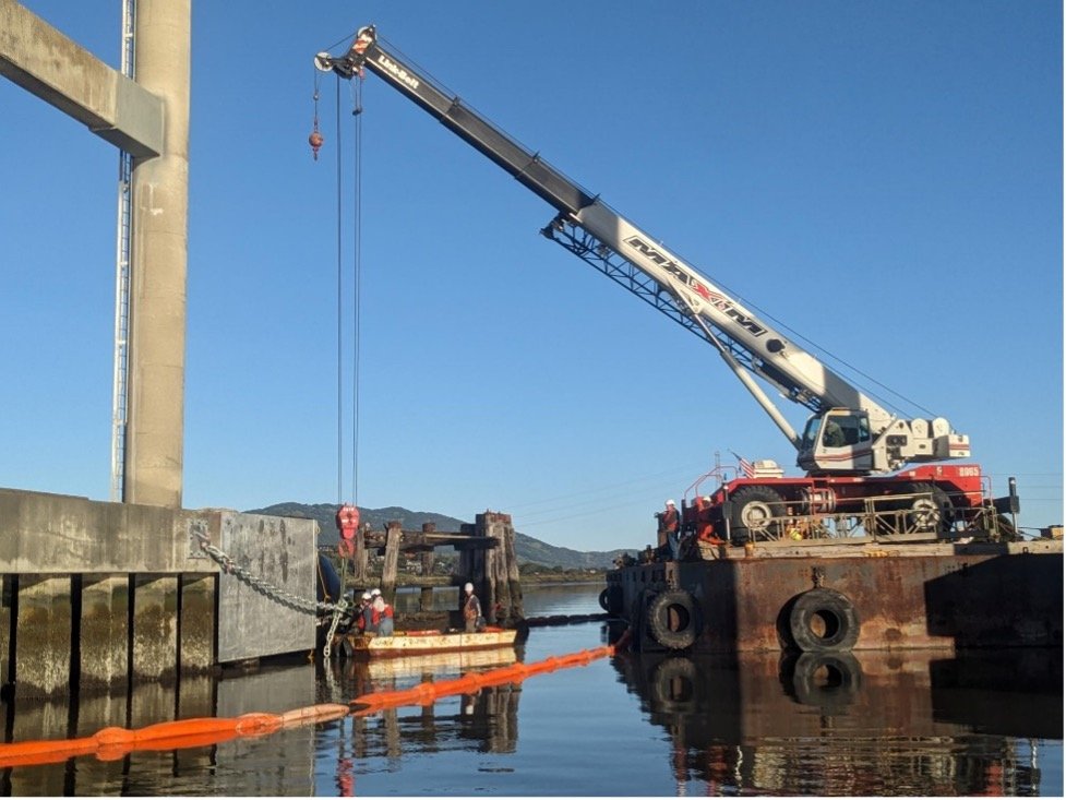 Petaluma Bridge - Emergency Bridge Fender Repair - Project Complete