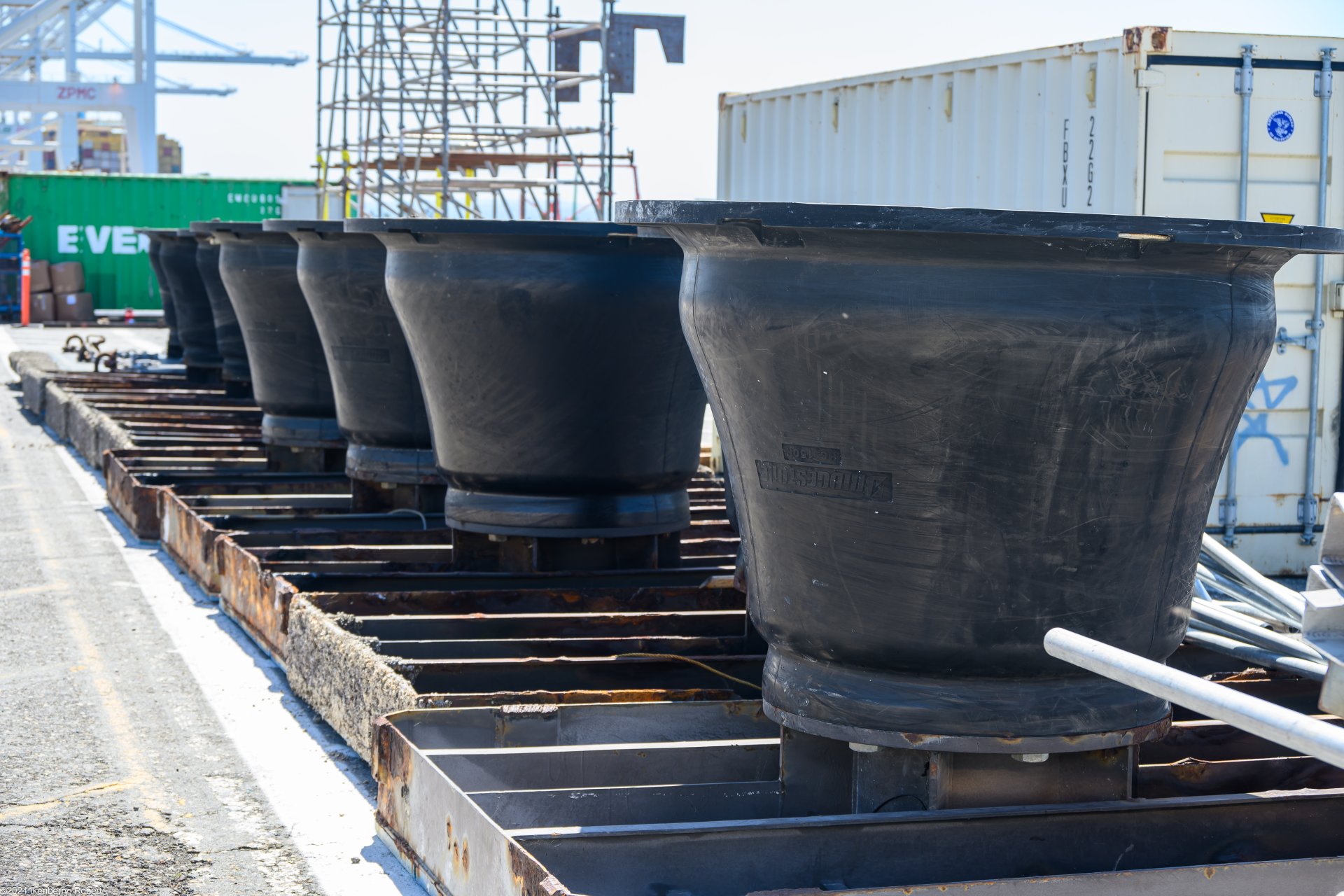 Work has begun on the Port of Oakland – Berths 55-59 Retrofit